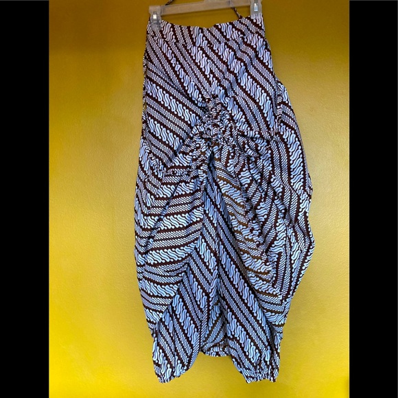 Indonesian Patiala Skirt Pant. Elastic Waist XS-M - Picture 4 of 7